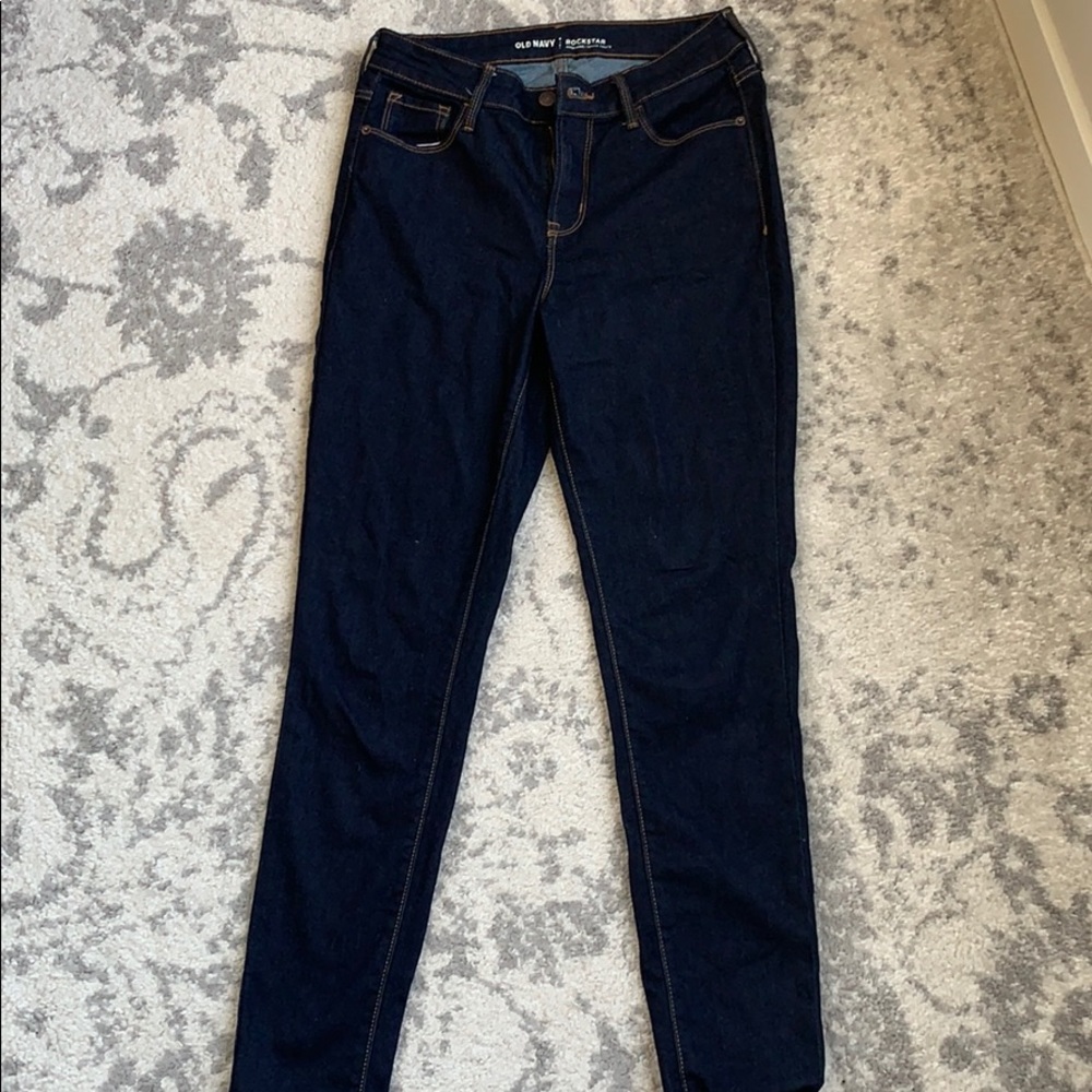 Old Navy Dark Wash Rockstar Jeans
